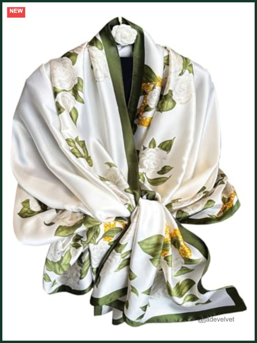 Polyester Satin Scarf Shawl Wrap Long Dressy Fashion Lightweight